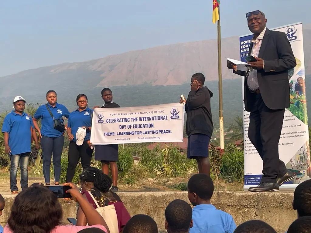Hope Spring for All Nations Celebrates International Education Day in Cameroon 4