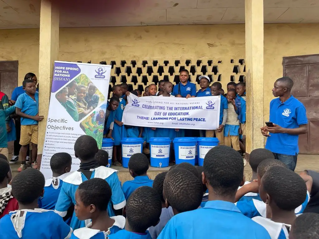 Hope Spring for All Nations Celebrates International Education Day in Cameroon